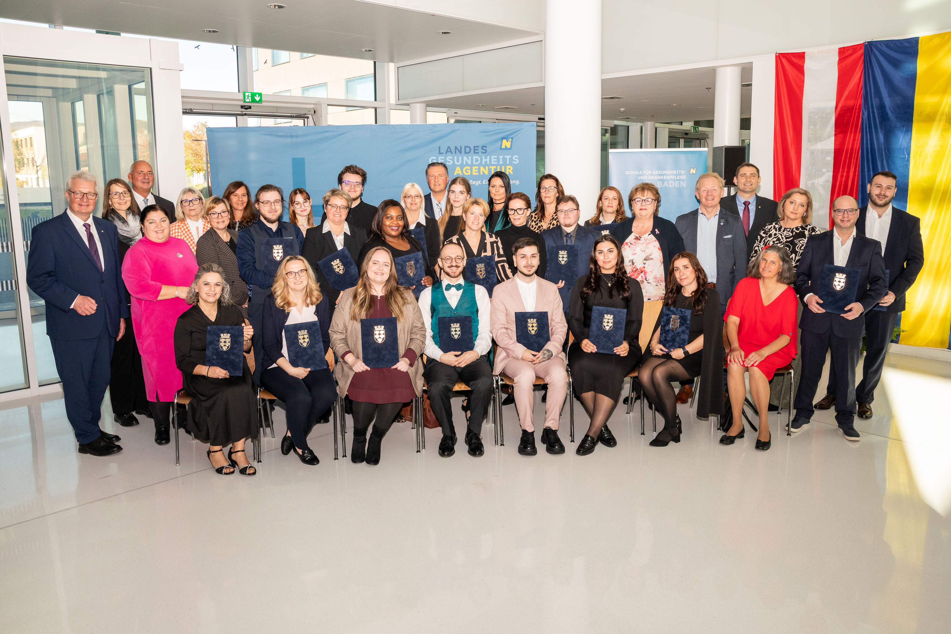 Gruppenfoto bei der Abschlussfeier