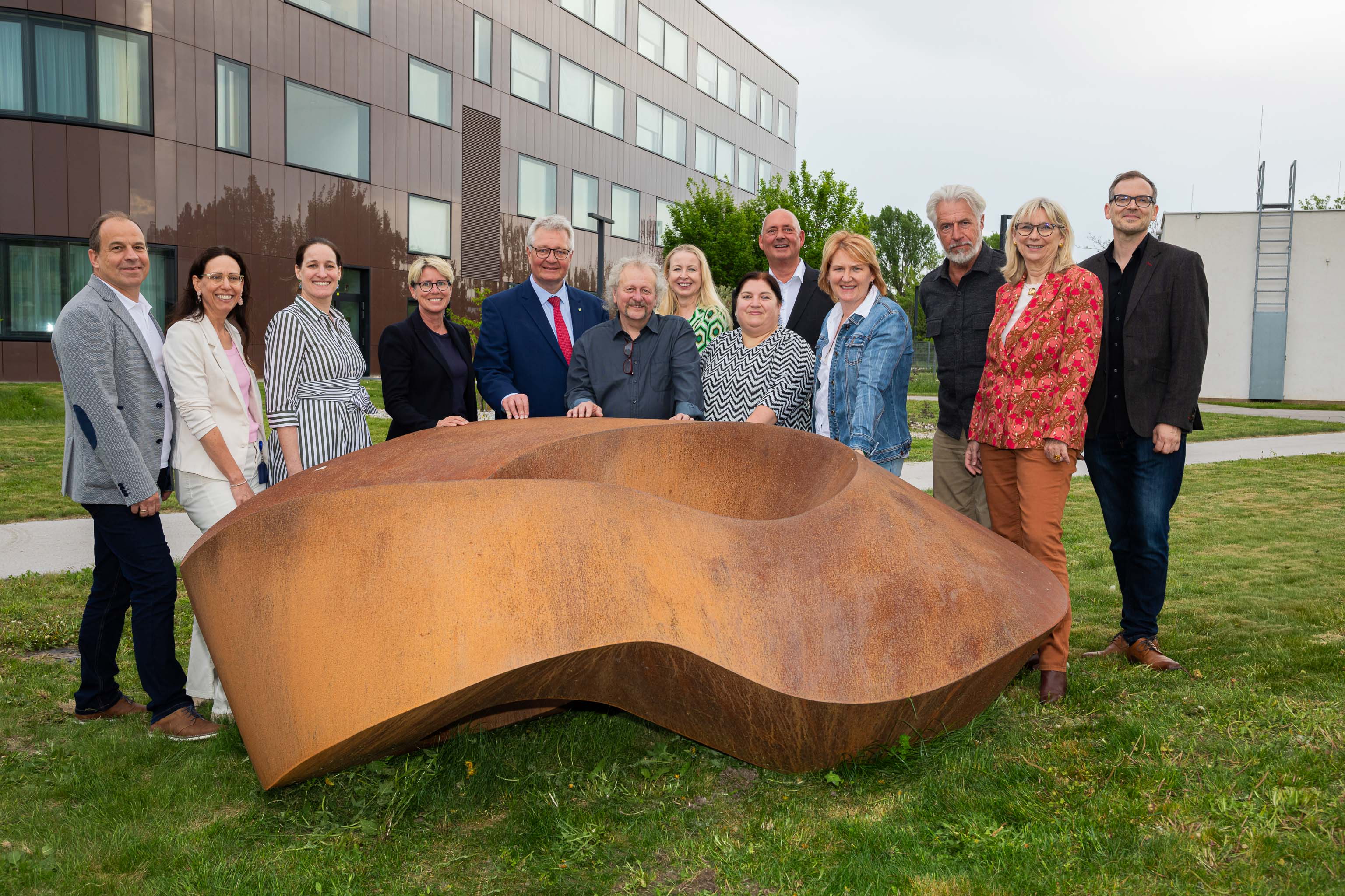 Gruppenbild bei der Vernissage